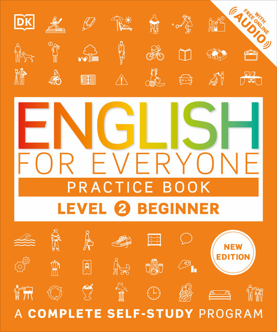 Book cover for English for Everyone Practice Book Level 2 Beginner: A Complete Self-Study Program