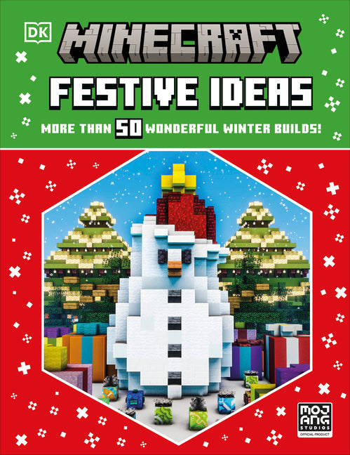 Book cover for Minecraft Festive Ideas: More Than 50 Wonderful Winter Builds