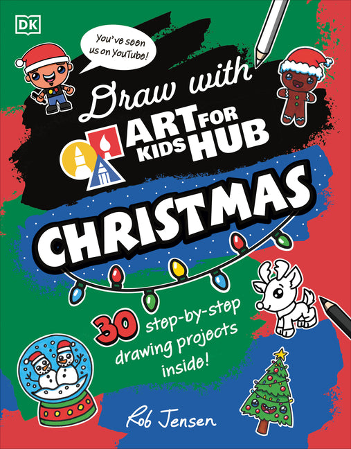 Book cover for Draw with Art for Kids Hub Christmas