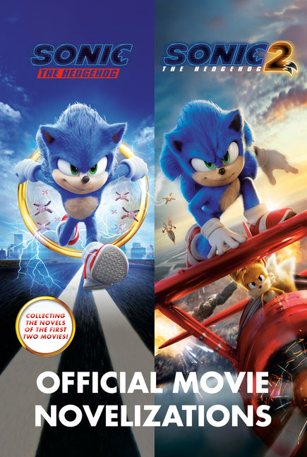 Book cover for Sonic the Hedgehog: Official Movie Novelizations