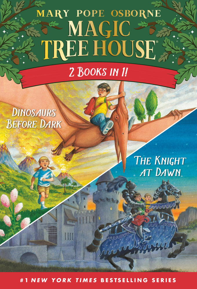 Book cover for Magic Tree House 2-In-1 Bindup: Dinosaurs Before Dark/The Knight at Dawn