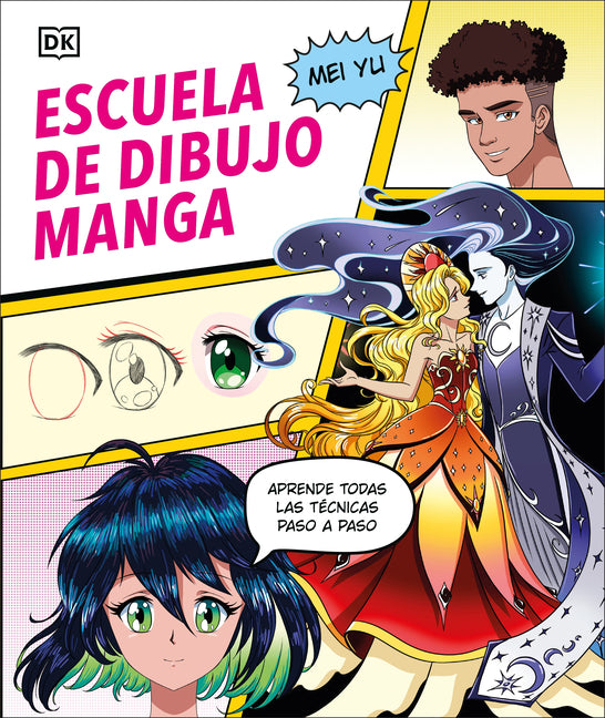 Book cover for Escuela de Dibujo Manga (Manga Drawing School)