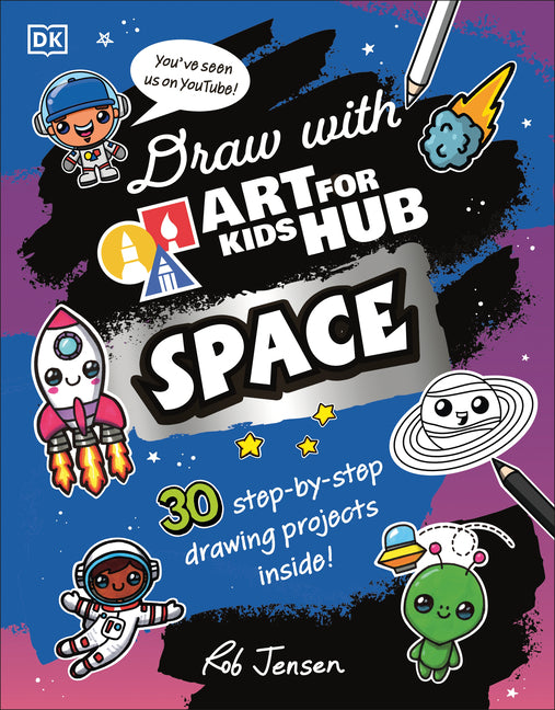 Book cover for Draw with Art for Kids Hub Space