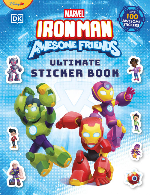 Book cover for Marvel Iron Man and His Awesome Friends Ultimate Sticker Book