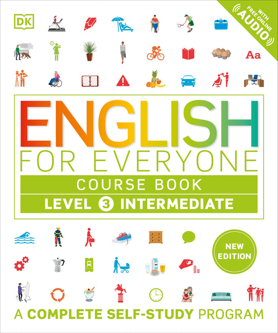 Book cover for English for Everyone Course Book Level 3 Intermediate
