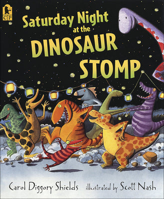 Book cover for Saturday Night at the Dinosaur Stomp