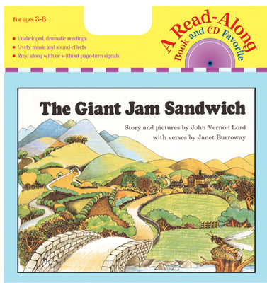 Book cover for The Giant Jam Sandwich Book & CD [With CD]