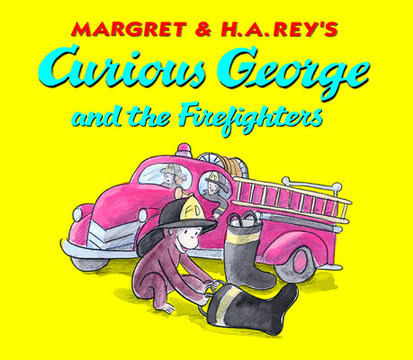 Book cover for Curious George and the Firefighters Board Book: Lap Edition