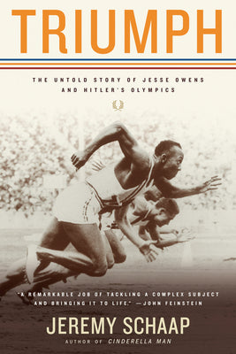Book cover for Triumph: The Untold Story of Jesse Owens and Hitler's Olympics