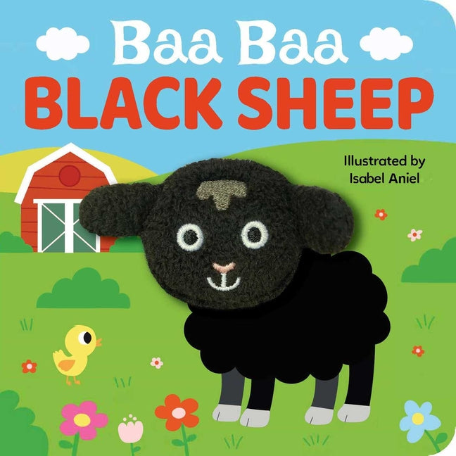 Book cover for Baa Baa Black Sheep: Finger Puppet Board Book