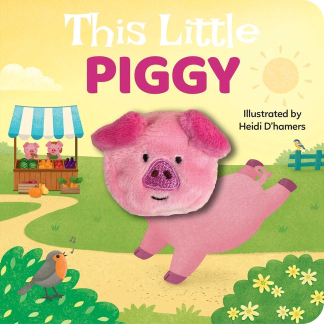 Book cover for This Little Piggy: Finger Puppet Board Book