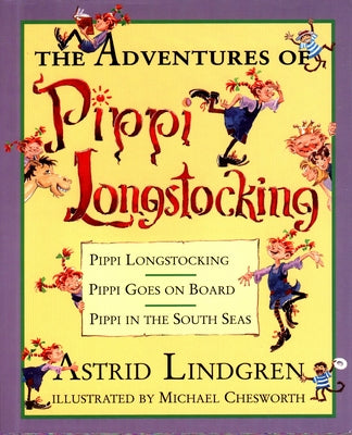 Book cover for The Adventures of Pippi Longstocking