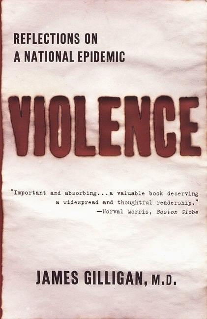 Book cover for Violence: Reflections on a National Epidemic