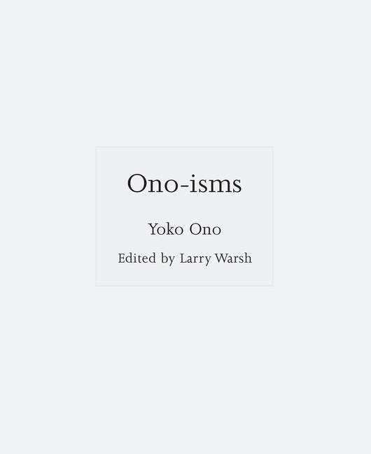 Book cover for Ono-Isms