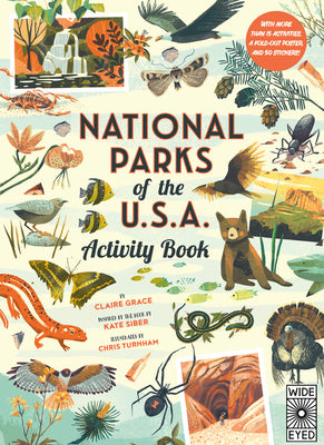 Book cover for National Parks of the Usa: Activity Book: With More Than 15 Activities, a Fold-Out Poster, and 50 Stickers!
