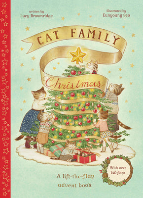 Book cover for Cat Family Christmas: A Lift-The-Flap Advent Book - With Over 140 Flaps