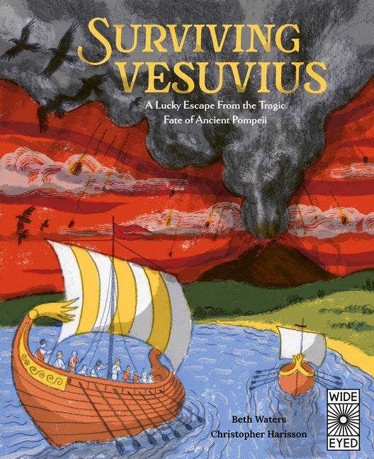 Book cover for Surviving Vesuvius: A Lucky Escape from the Tragic Fate of Ancient Pompeii