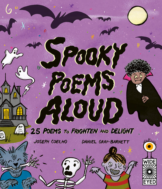 Book cover for Spooky Poems Aloud: 25 Poems to Frighten and Delight