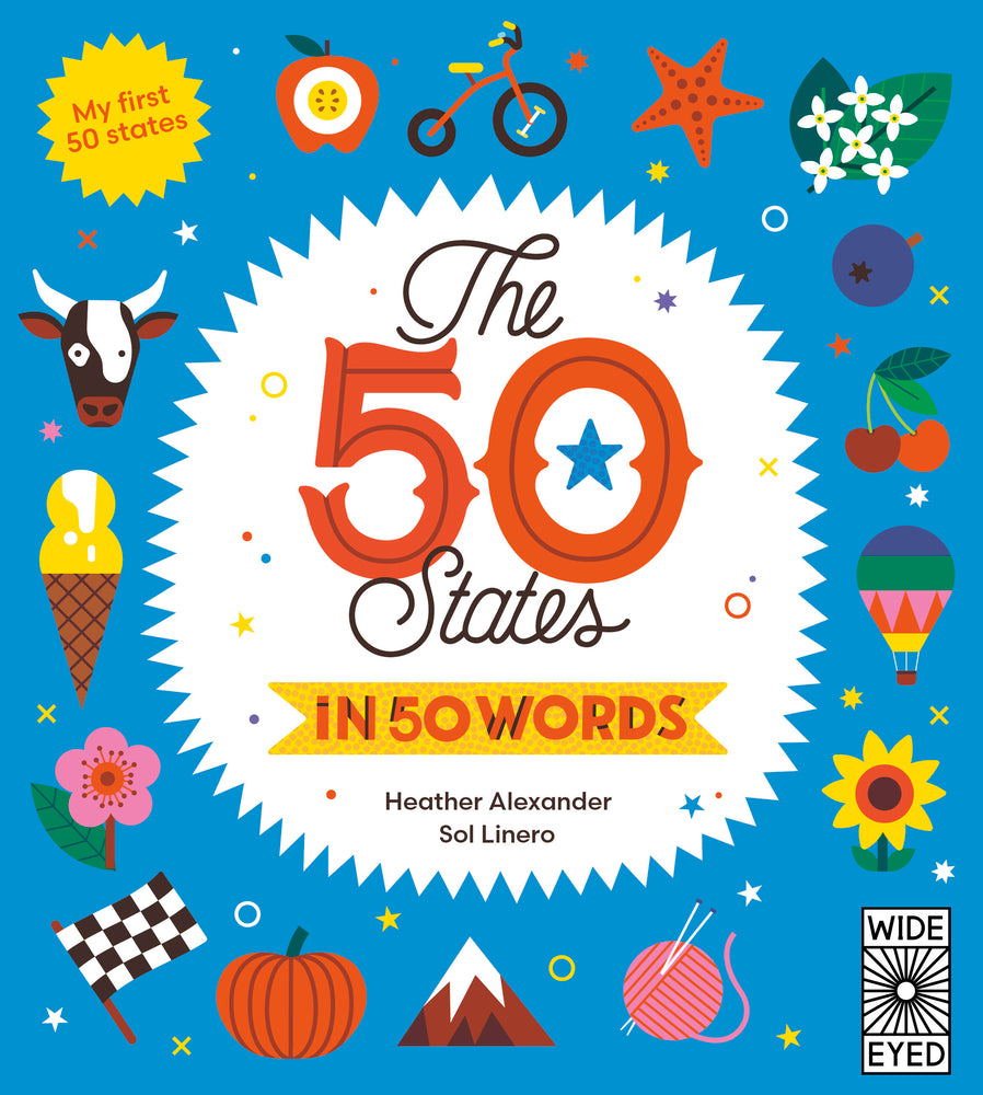 Book cover for The 50 States in 50 Words: My First 50 States