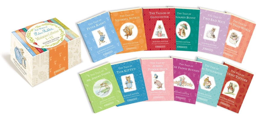 Book cover for The Miniature World of Peter Rabbit