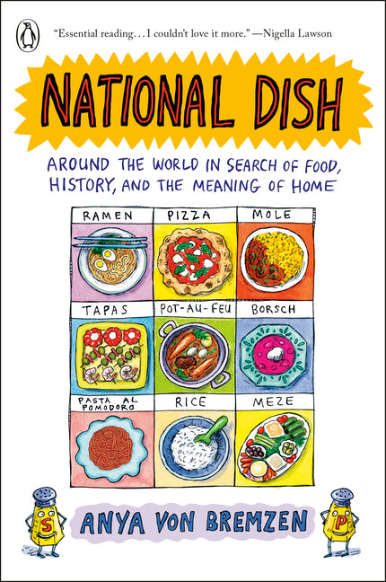 Book cover for National Dish: Around the World in Search of Food, History, and the Meaning of Home
