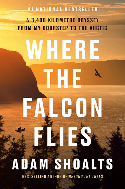 Book cover for Where the Falcon Flies: A 3,400 Kilometre Odyssey from My Doorstep to the Arctic