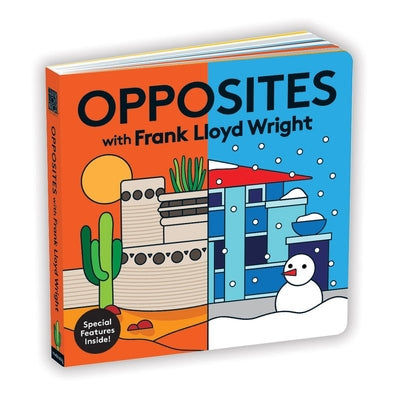 Book cover for Opposites with Frank Lloyd Wright