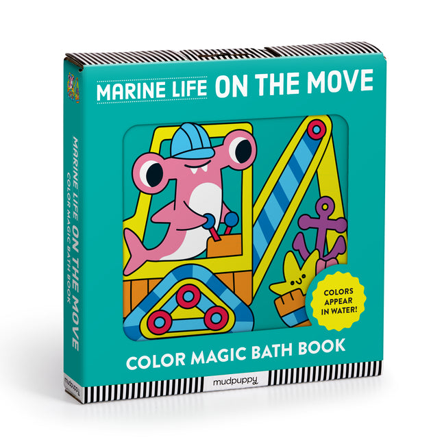 Book cover for Marine Life on the Move Color Magic Bath Book