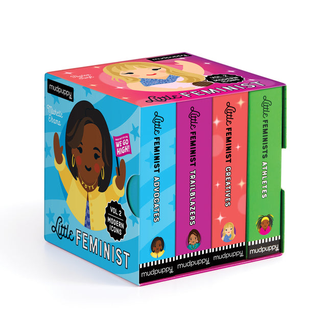 Book cover for Little Feminist Board Book Set Volume 2: Modern Icons