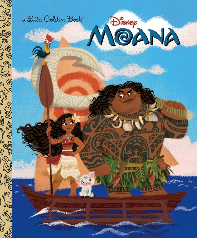 Book cover for Moana Little Golden Book