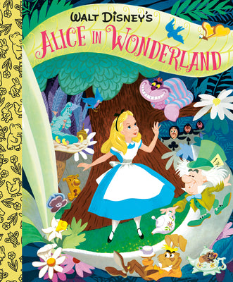 Book cover for Walt Disney's Alice in Wonderland Little Golden Board Book (Disney Classic)