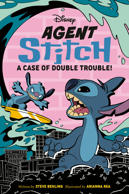 Book cover for Disney Agent Stitch: A Case of Double Trouble!