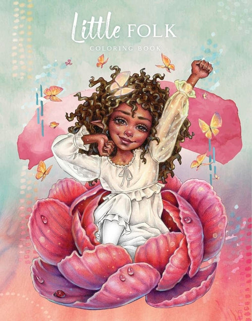 Book cover for Little Folk Coloring Book