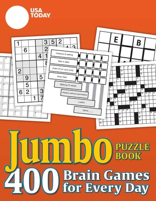 Book cover for USA Today Jumbo Puzzle Book: 400 Brain Games for Every Day