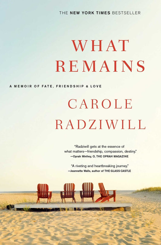 Book cover for What Remains: A Memoir of Fate, Friendship, and Love