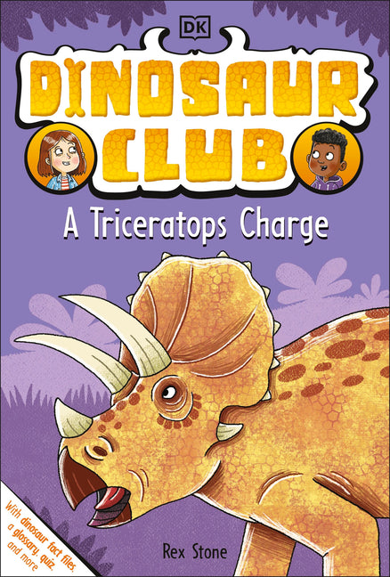 Book cover for Dinosaur Club: A Triceratops Charge