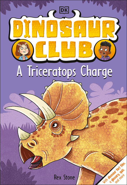Book cover for Dinosaur Club: A Triceratops Charge