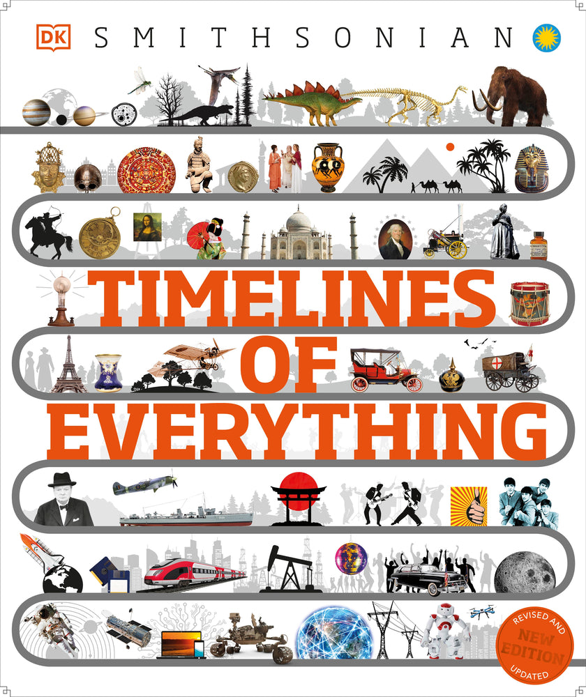 Book cover for Timelines of Everything: From Woolly Mammoths to World Wars