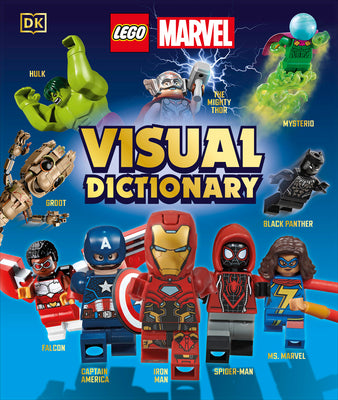 Book cover for Lego Marvel Visual Dictionary (Library Edition): Without Minifigure