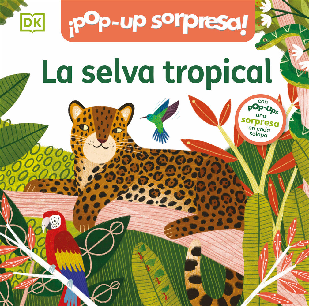 Book cover for Bilingual Pop-Up Peekaboo! Rainforest - La Selva