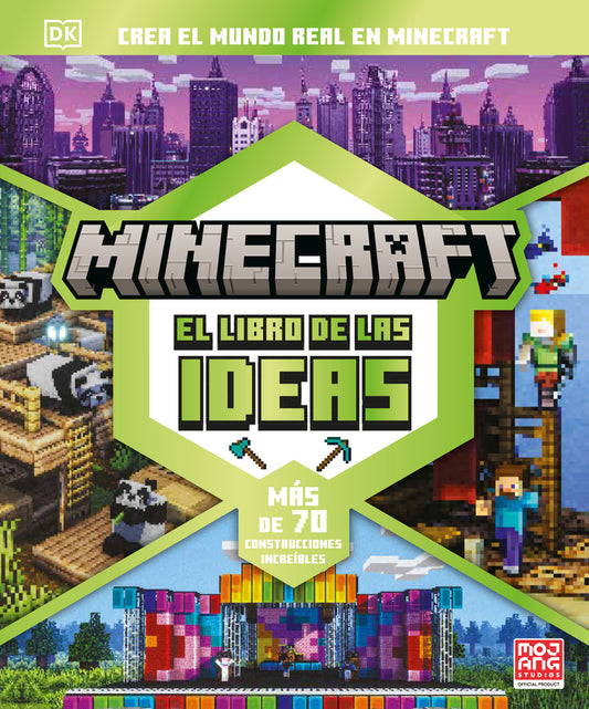 Book cover for Minecraft: El Libro de Las Ideas (the Minecraft Ideas Book)