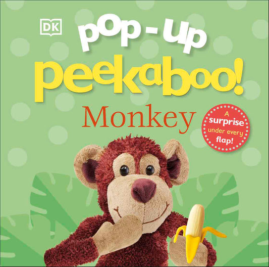 Book cover for Pop-Up Peekaboo! Monkey: Pop-Up Surprise Under Every Flap!