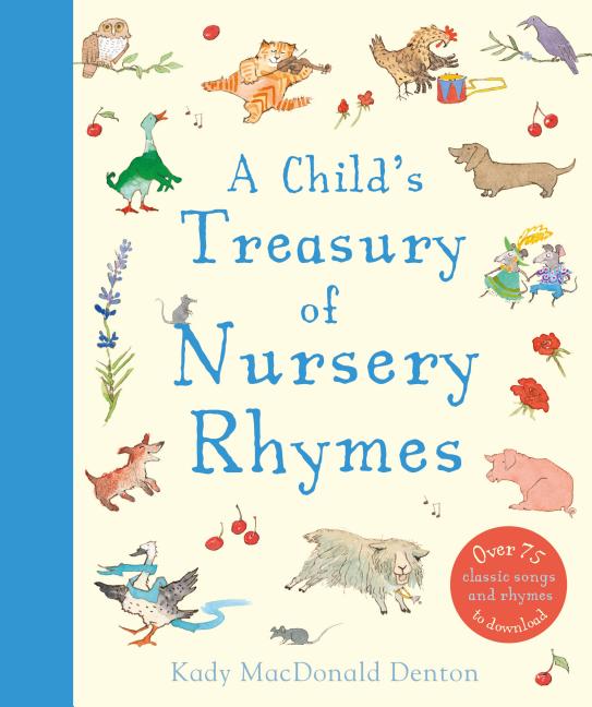 Book cover for A Child's Treasury of Nursery Rhymes