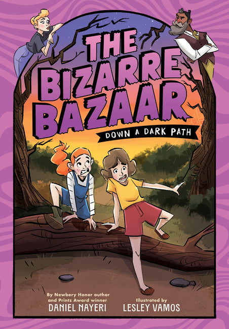 Book cover for Bizarre Bazaar: Down a Dark Path (a Graphic Novel)