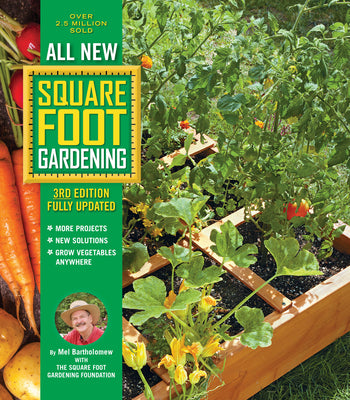 Book cover for All New Square Foot Gardening, 3rd Edition, Fully Updated: More Projects - New Solutions - Grow Vegetables Anywhere