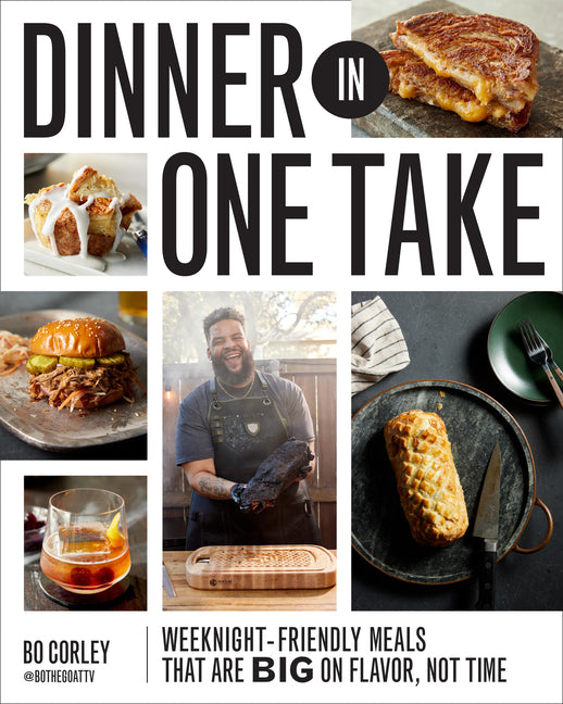 Book cover for Dinner in One Take: Weeknight-Friendly Meals That Are Big on Flavor, Not Time