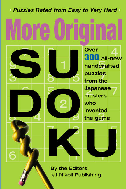 Book cover for More Original Sudoku