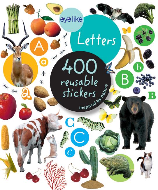 Book cover for Eyelike Letters: 400 Reusable Stickers Inspired by Nature