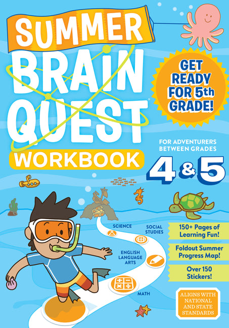 Book cover for Summer Brain Quest: Between Grades 4 & 5