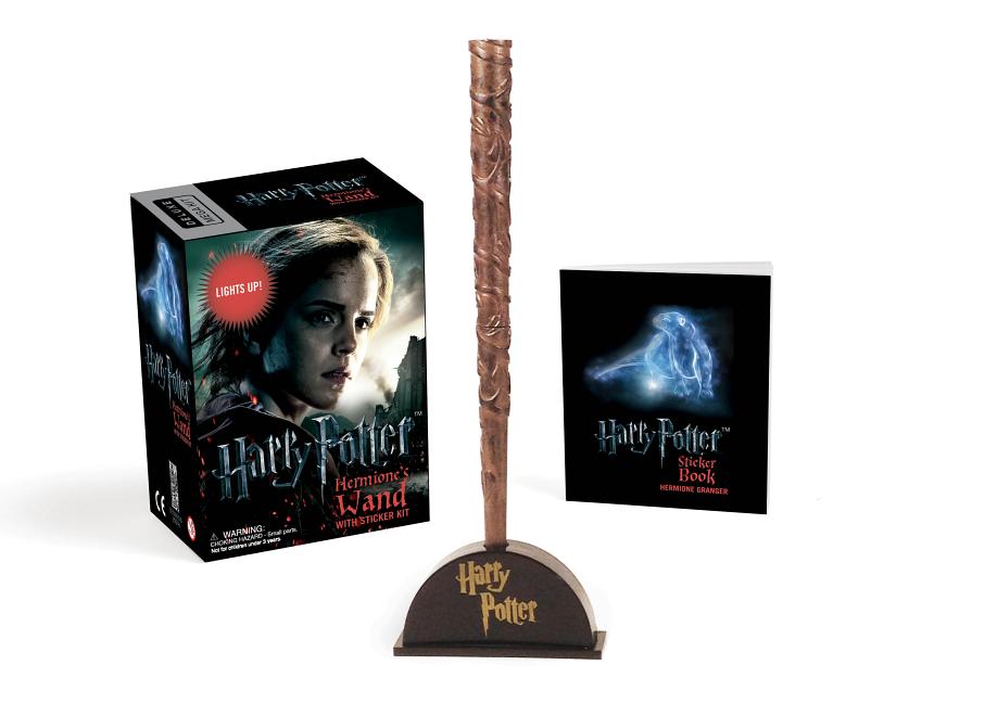 Book cover for Harry Potter Hermione's Wand with Sticker Kit: Lights Up!